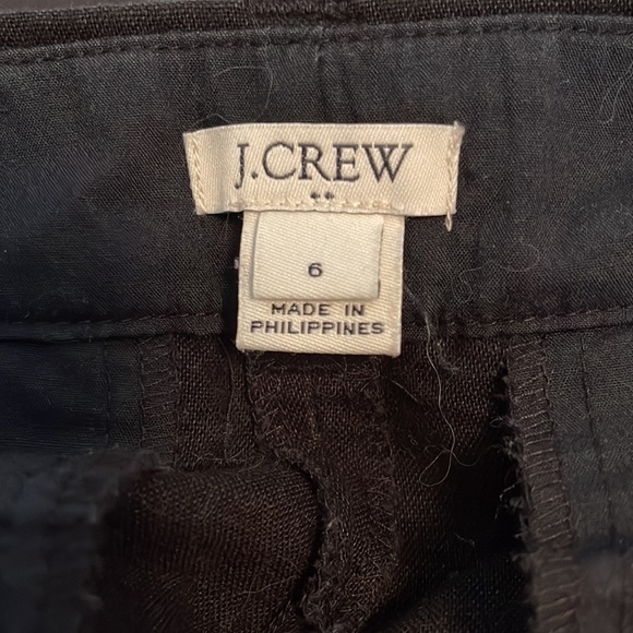 J-crew scalloped bottom shorts, black - Picture 2 of 2